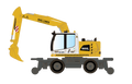 Liebherr hi-rail excavator